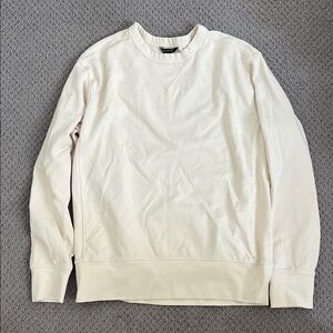 Banana Republic Cream Crewneck Jacket